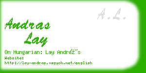 andras lay business card